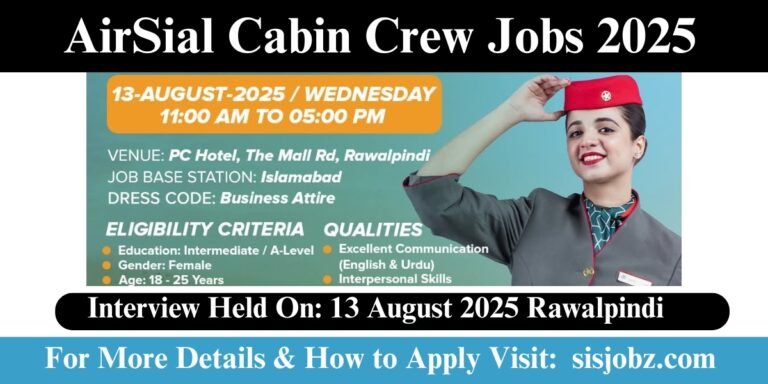 AirSial Cabin Crew Jobs 2025
