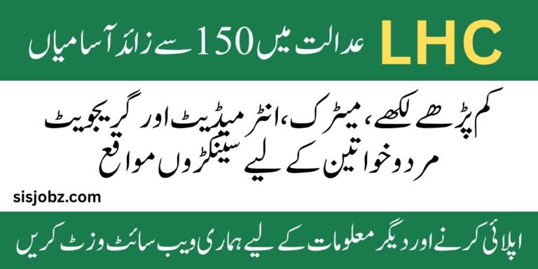 Lahore High Court NTS Jobs