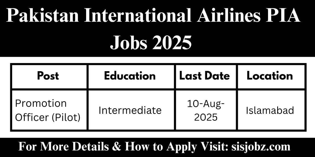 PIA Jobs 2025